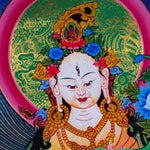 Thangka Painting of White Tara - Himalayas Shop