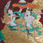 White Tara (Female Bodhisattva) Handpainted Thangka Painting - Himalayas Shop
