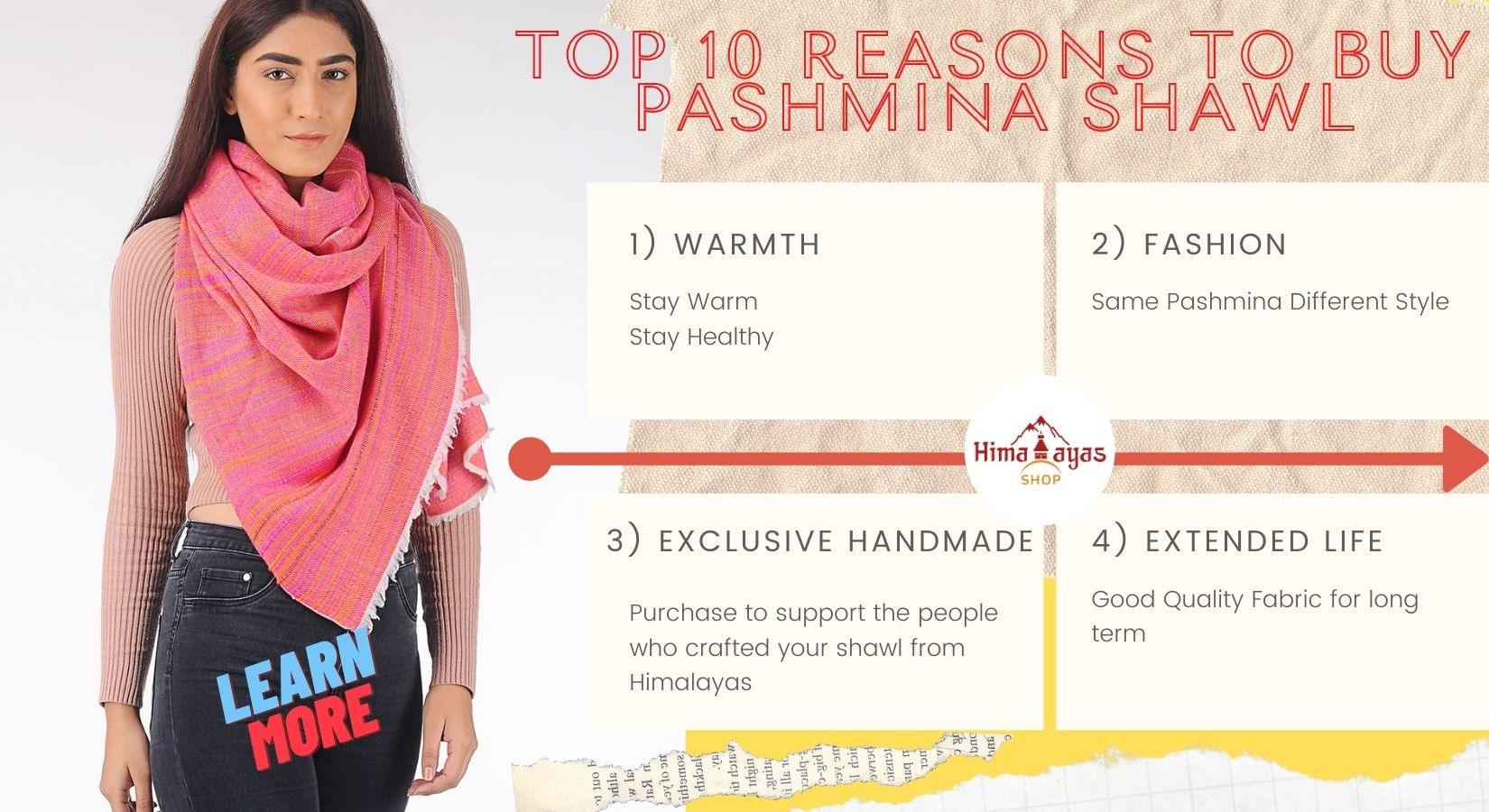 Top Guide on why to buy Pashmina Shawl for women