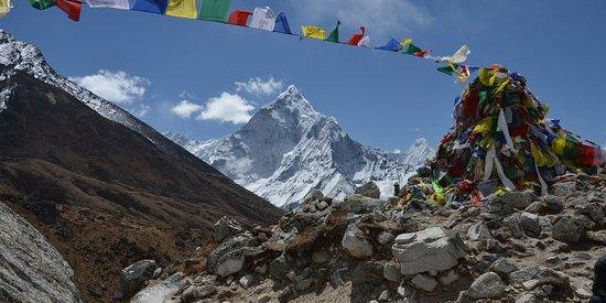 Prayer Flags used in Himalayas region for spreading love and kindess.