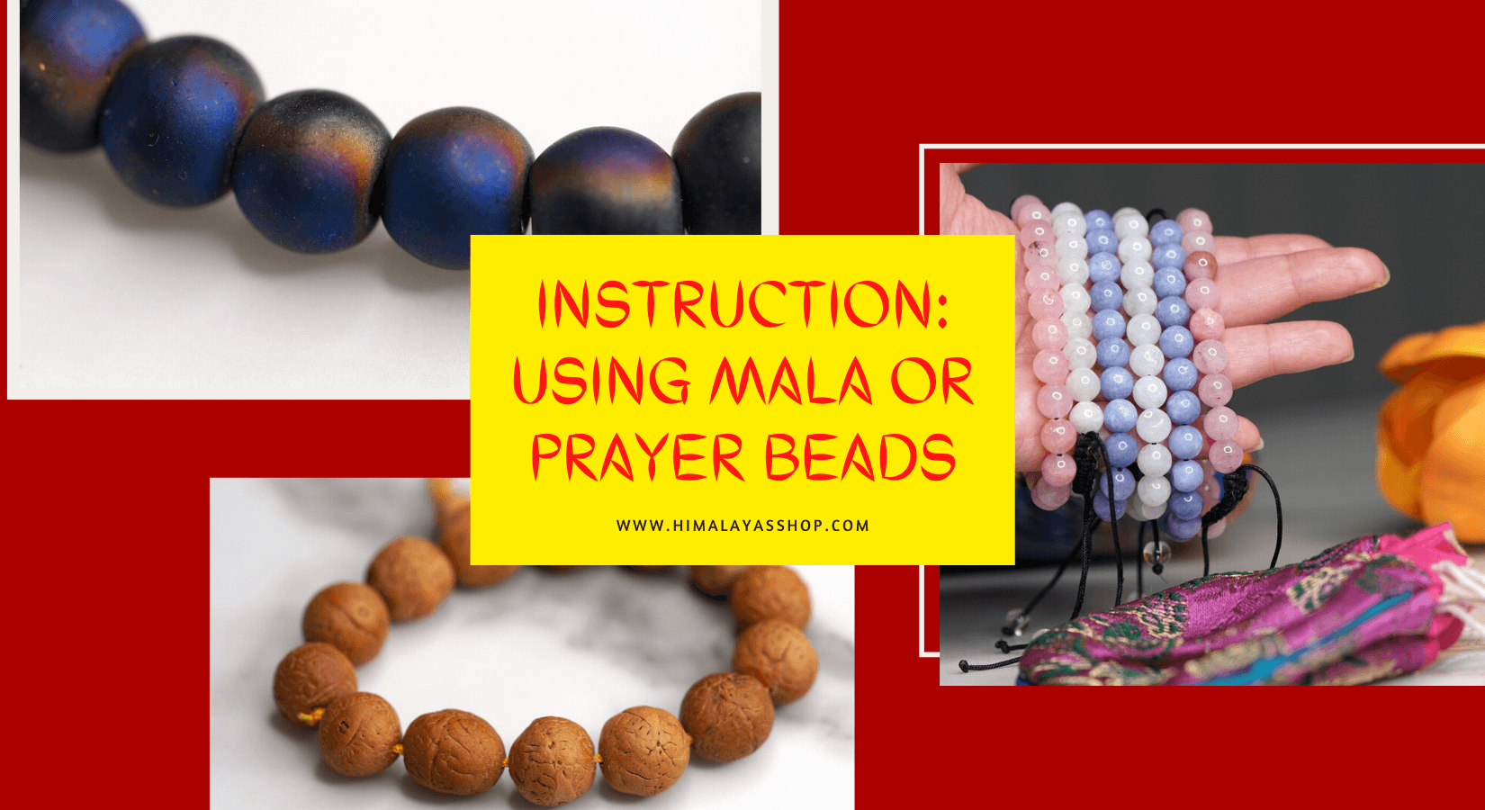 How to use prayer mala and beads for healing and balancing energy.