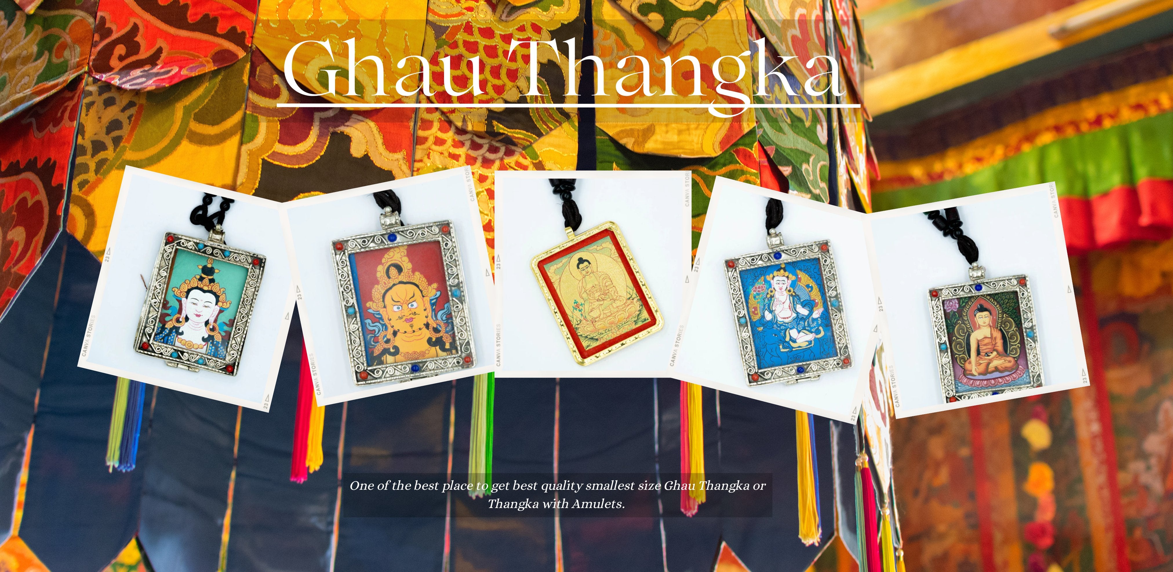 Ghau Locket Thangka - Himalayas Shop