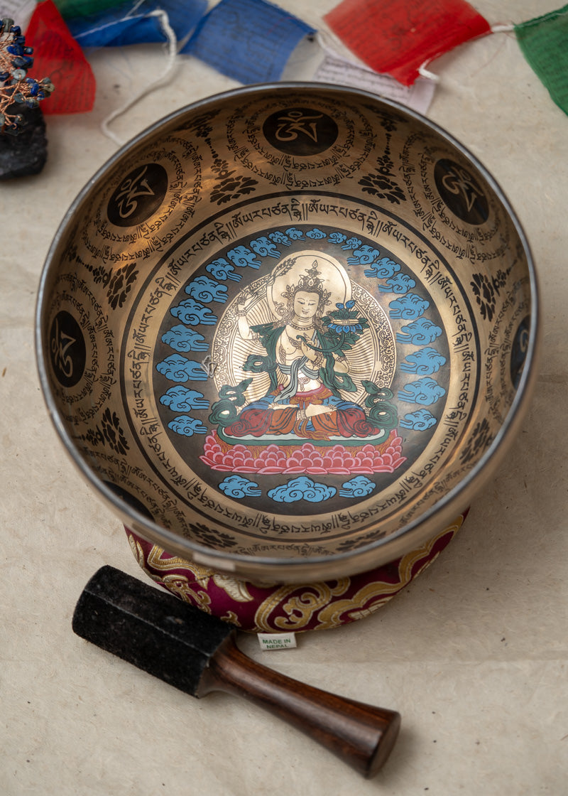 Manjushree Singing Bowl - Handcrafted Tibetan Bowl 
