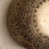 Floral Carved Singing Bowl  - Tibetan Sound Healing Bowl