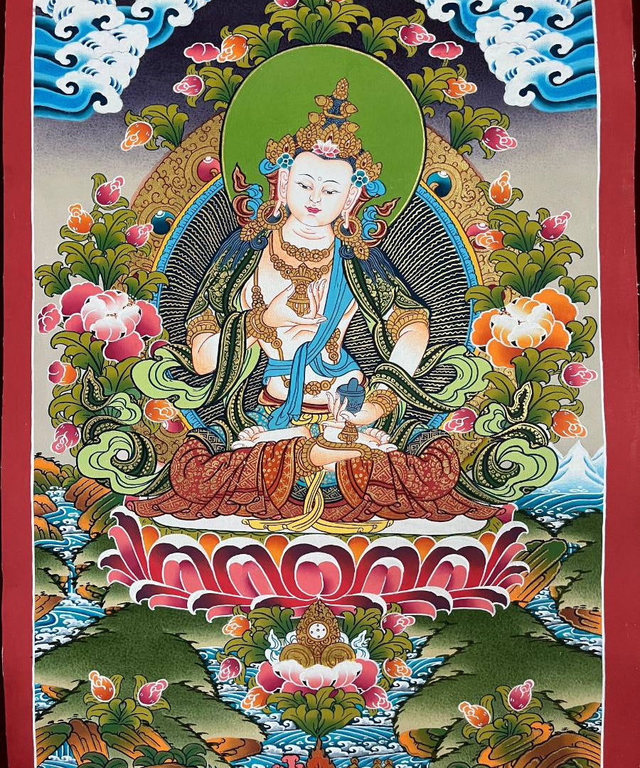 Vajrasattwa Painting - Handpainted Thangka 