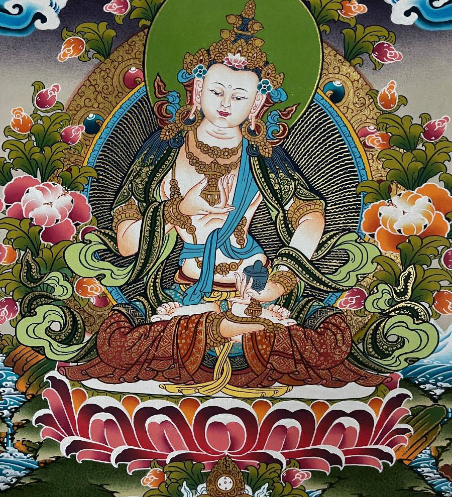 Vajrasattwa Painting - Handpainted Thangka 