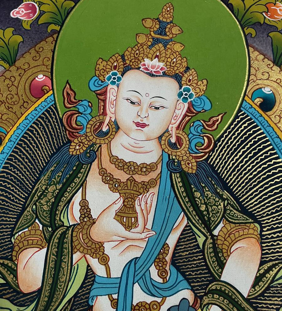 Vajrasattwa Painting - Handpainted Thangka 