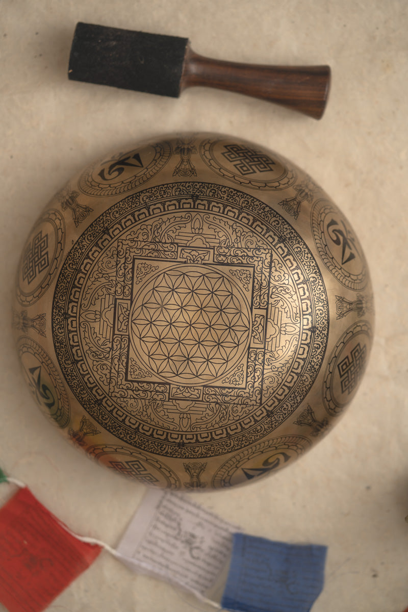 Green Tara Bowl - Meditation Bowl