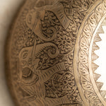 Carved Elephant Singing Bowl for Meditation