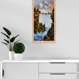 Acrylic Painting of Mountain Ama Dablam, Nepal - Himalayas Shop