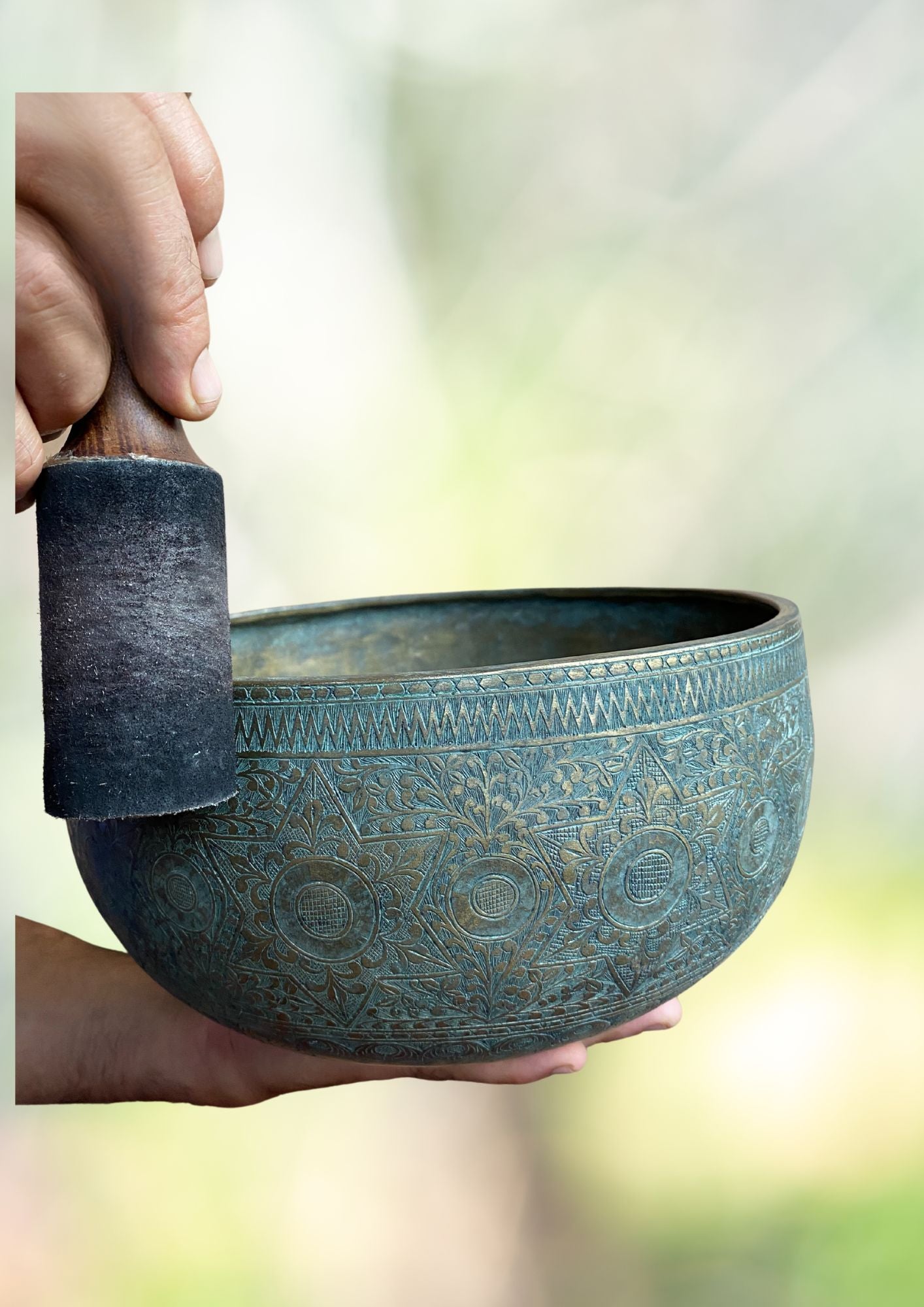 Antique Jambati Singing Bowl - Himalayas Shop