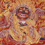 Wrathful Mahakala Thangka Painting