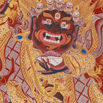 Wrathful Mahakala Thangka Painting
