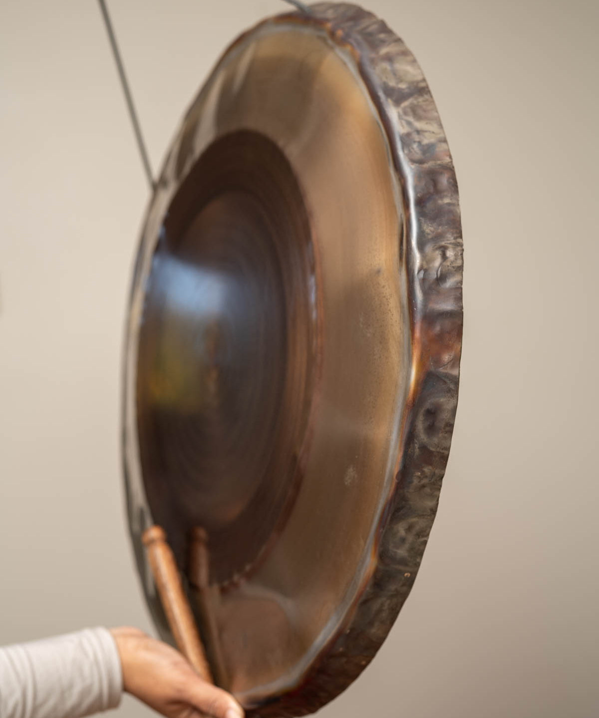 Handcrafted Bronze Gong for Meditation & Sound Healing