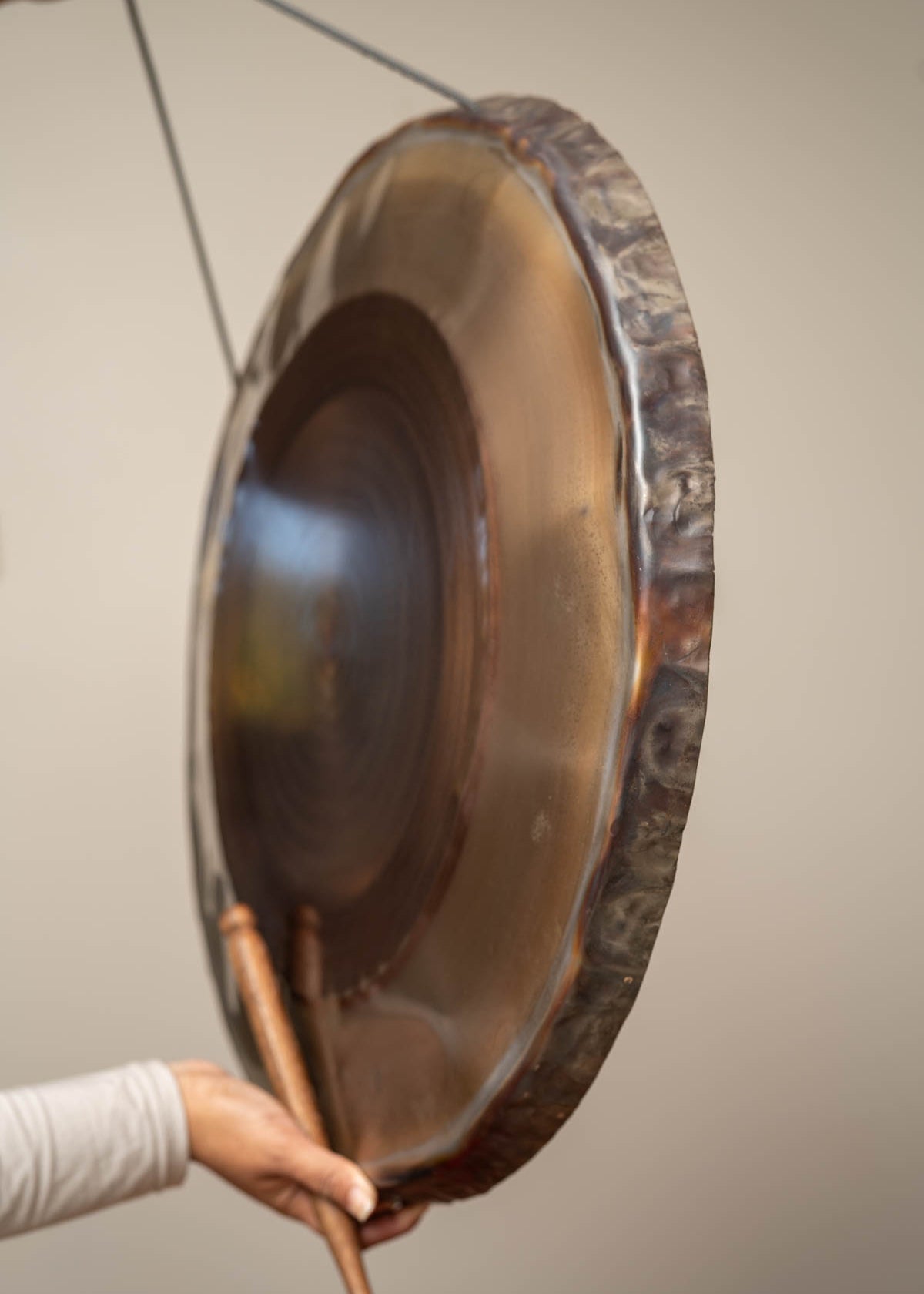 Handcrafted Bronze Gong for Meditation & Sound Healing