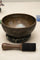Antique Floral Carved Singing Bowl for Sound Healing.