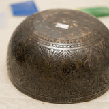  Lotus Singing Bowl - Antique Carved Bowl
