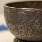 Antique Lotus Singing Bowl - Handcrafted Tibetan Bowl
