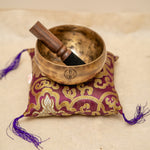 Crown Chakra Moon Bowl - Handcrafted Tibetan Bowl