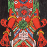 7 Chakra Figure - Handpainted Thangka Art