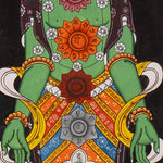7 Chakra Figure - Handpainted Thangka Art
