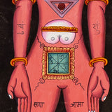 7 Chakra Figure Thangka - Handpainted Art