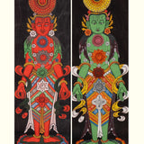 7 Chakra Figure - Thangka Painting