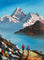 Oil Painting of Mt Everest