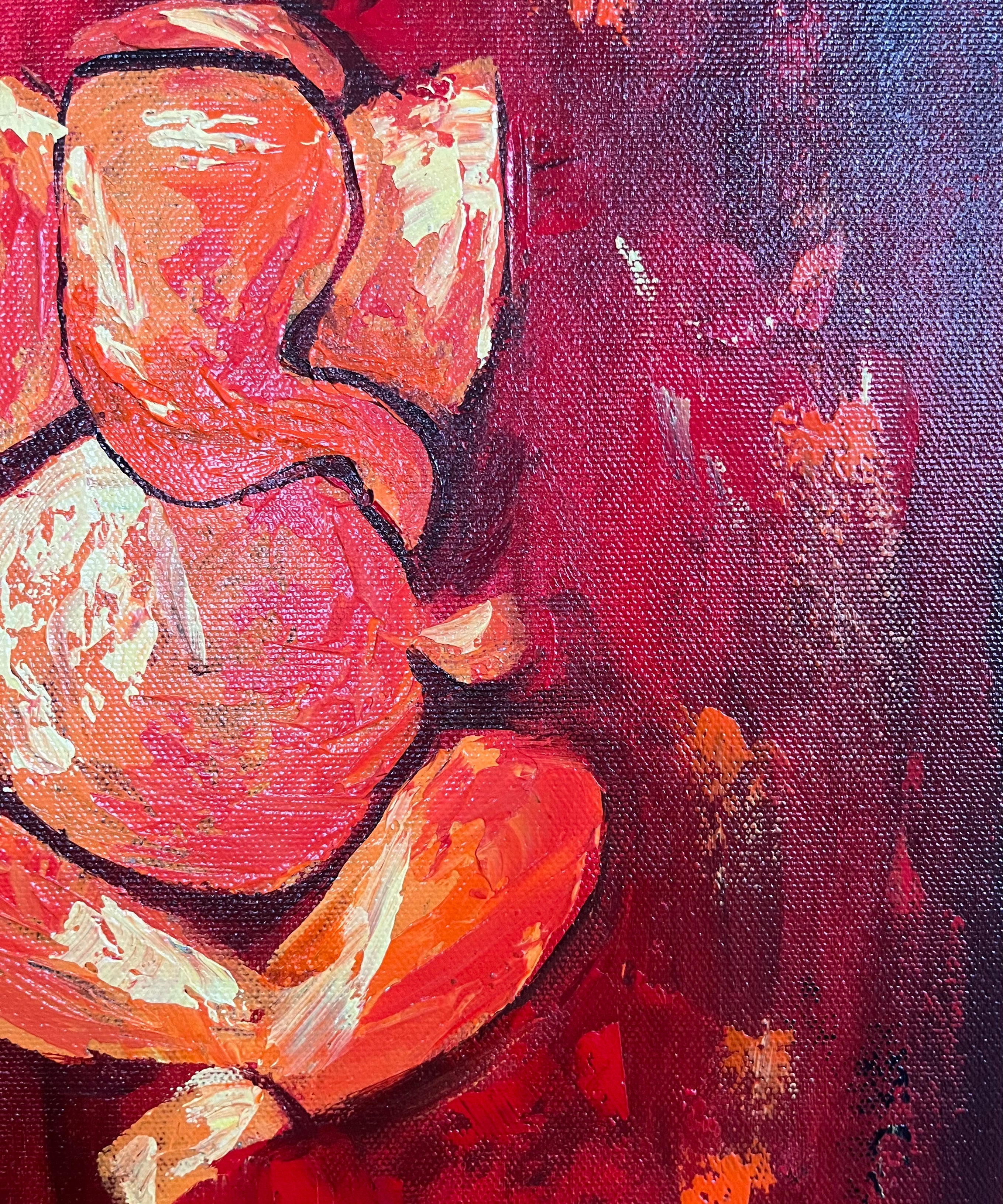 Handpainted Ganesh Oil Painting