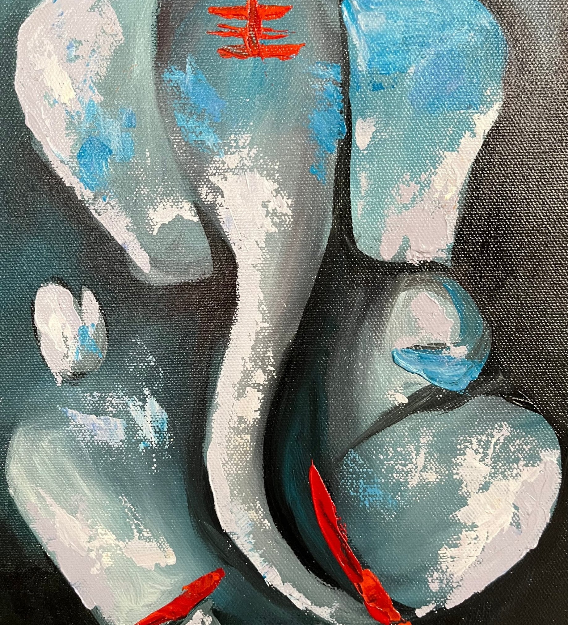 Oil painting of Lord Ganesh