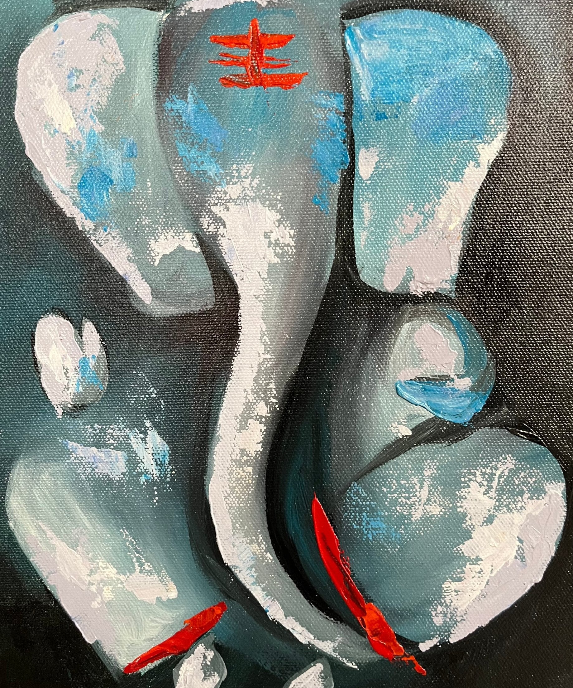 Oil painting of Lord Ganesh