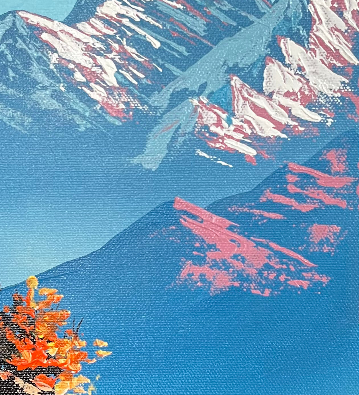 Mount Everest Oil Painting