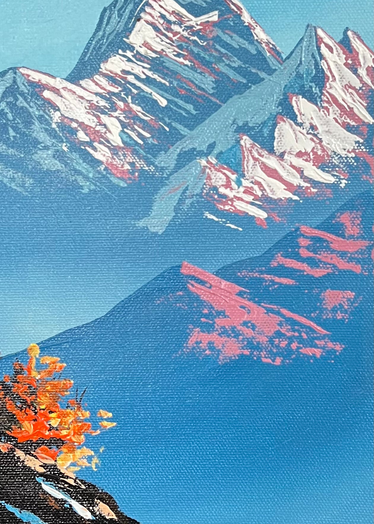Mount Everest Oil Painting