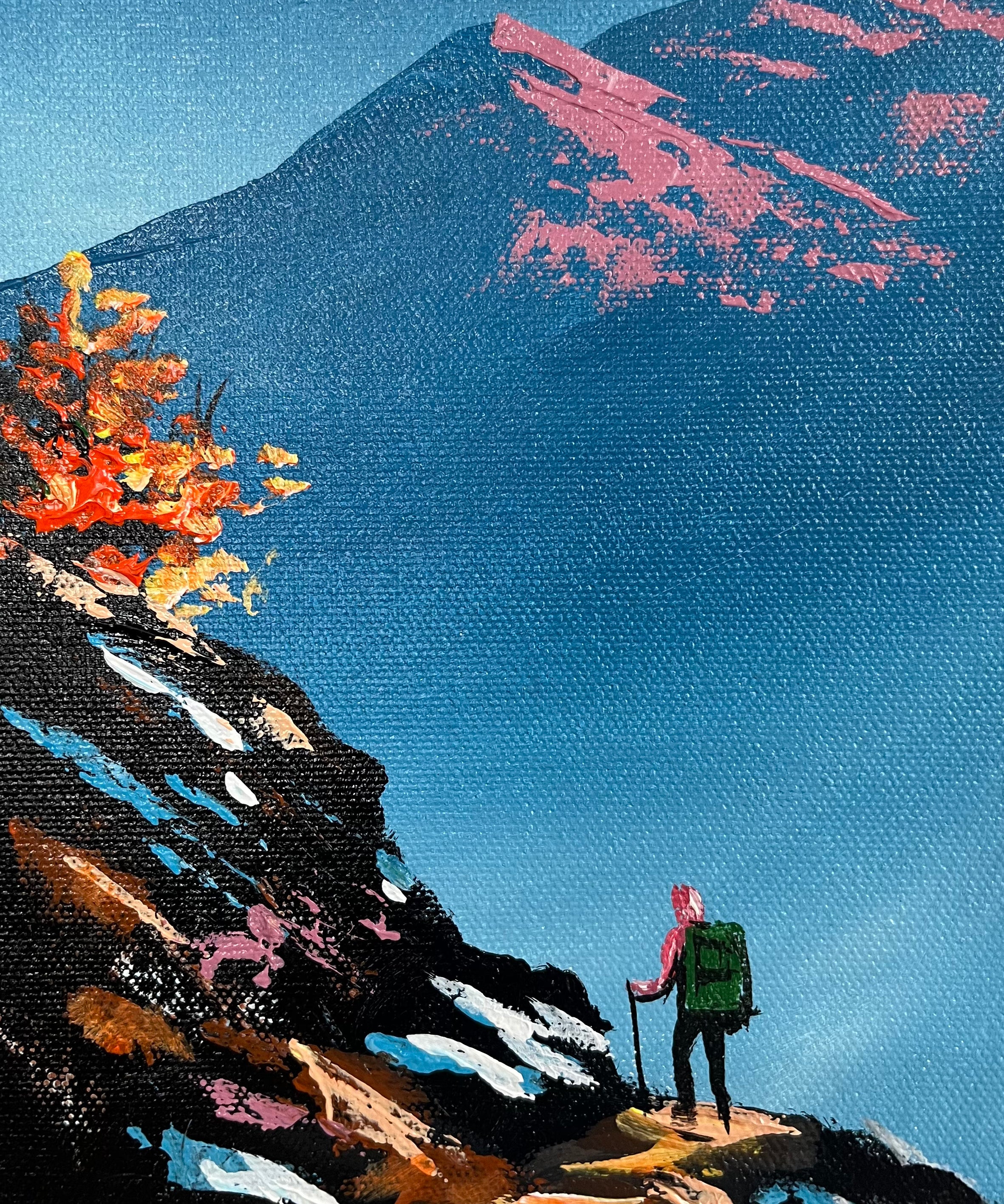 Mount Everest Oil Painting