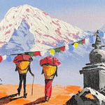 Ama Dabla Scenic Oil Painting 