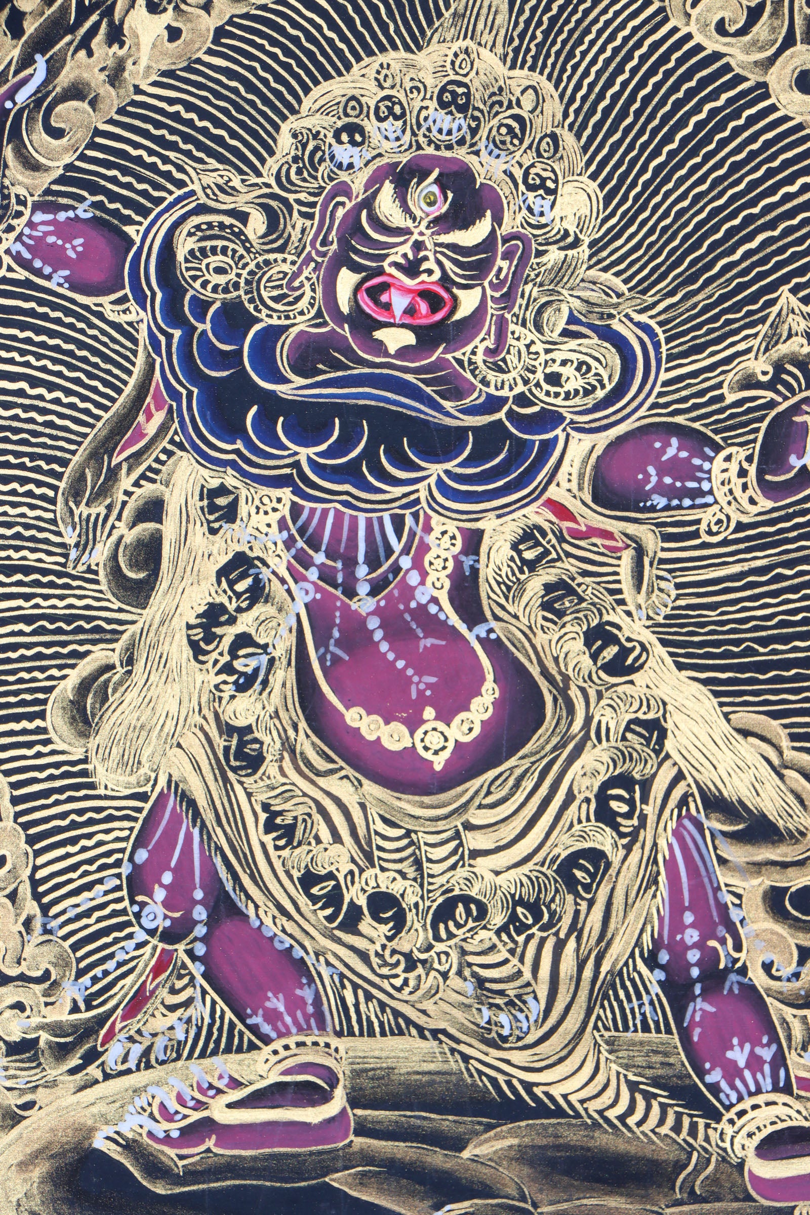 Ekajati Thangka Painting for protection against bad energies.