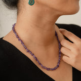 Amethyst Chip Necklace 