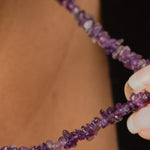Amethyst Chip Necklace 