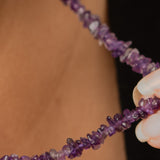 Amethyst Chip Necklace 