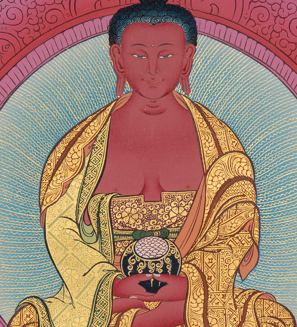 Amitabha Buddha Thangka - Sacred Painting