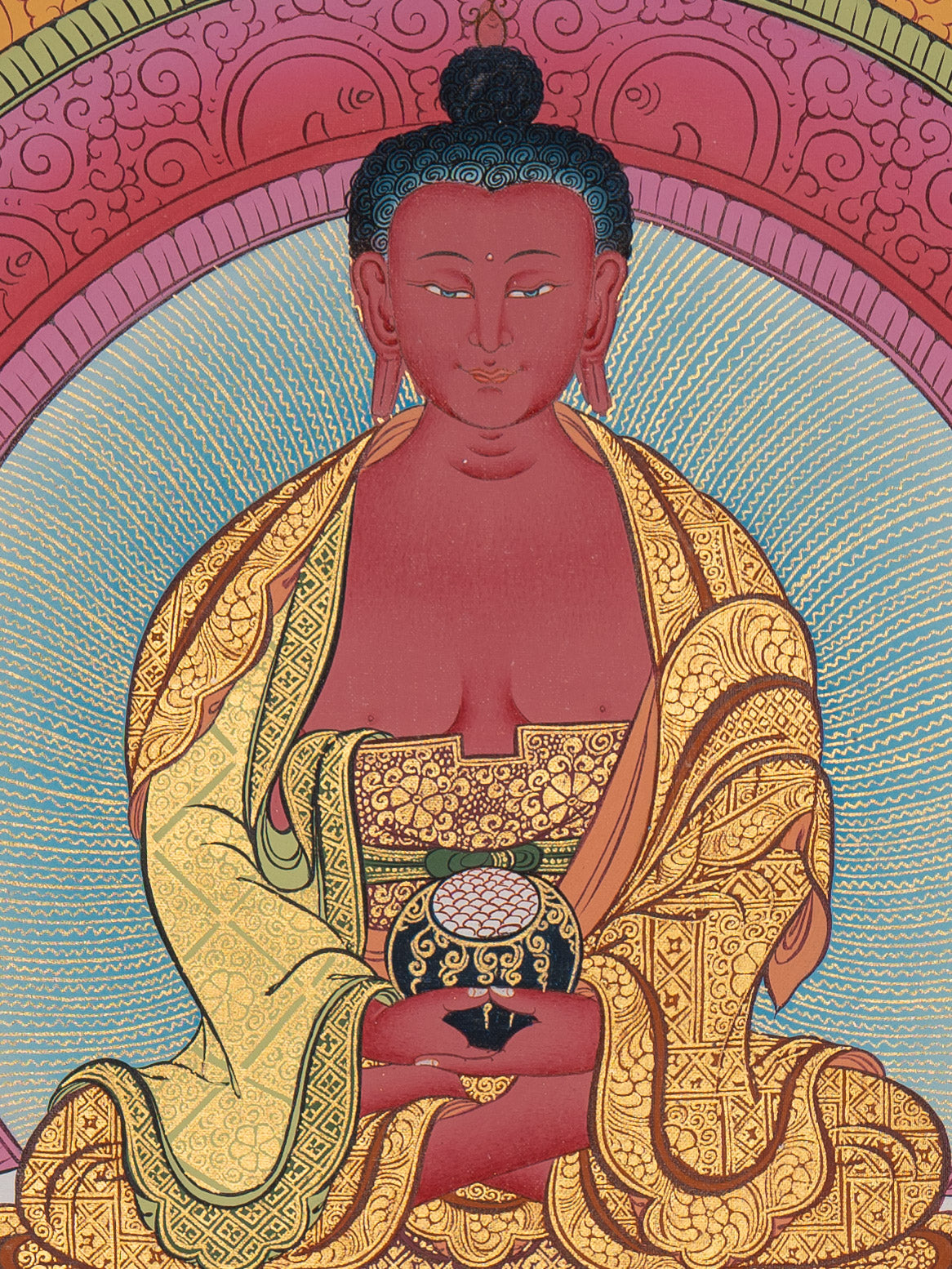 Amitabha Buddha Thangka - Sacred Painting