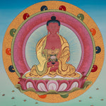 Amitabha Buddha Thangka - Sacred Painting