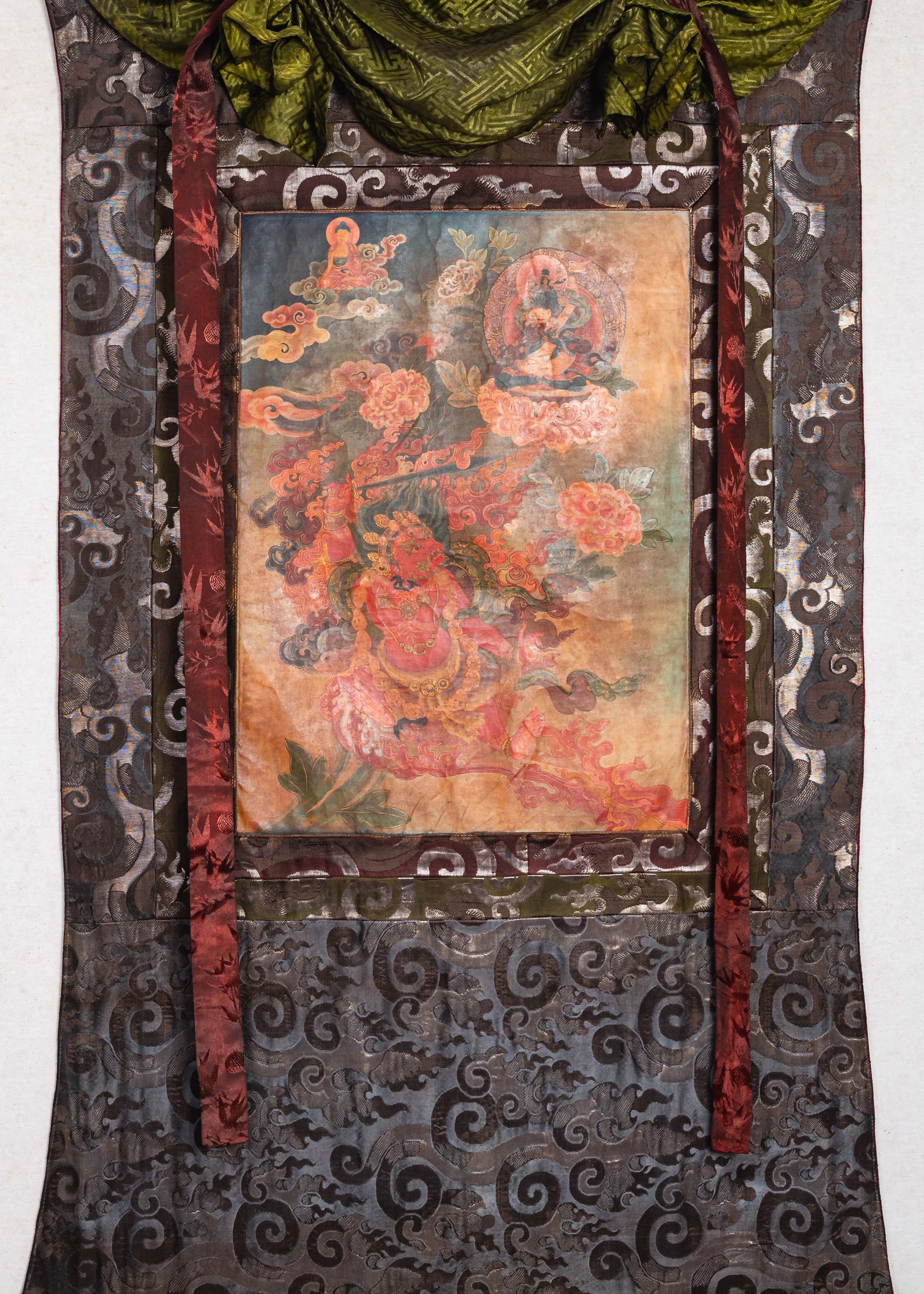 Antique Vajrapani Thangka for Antique collectors