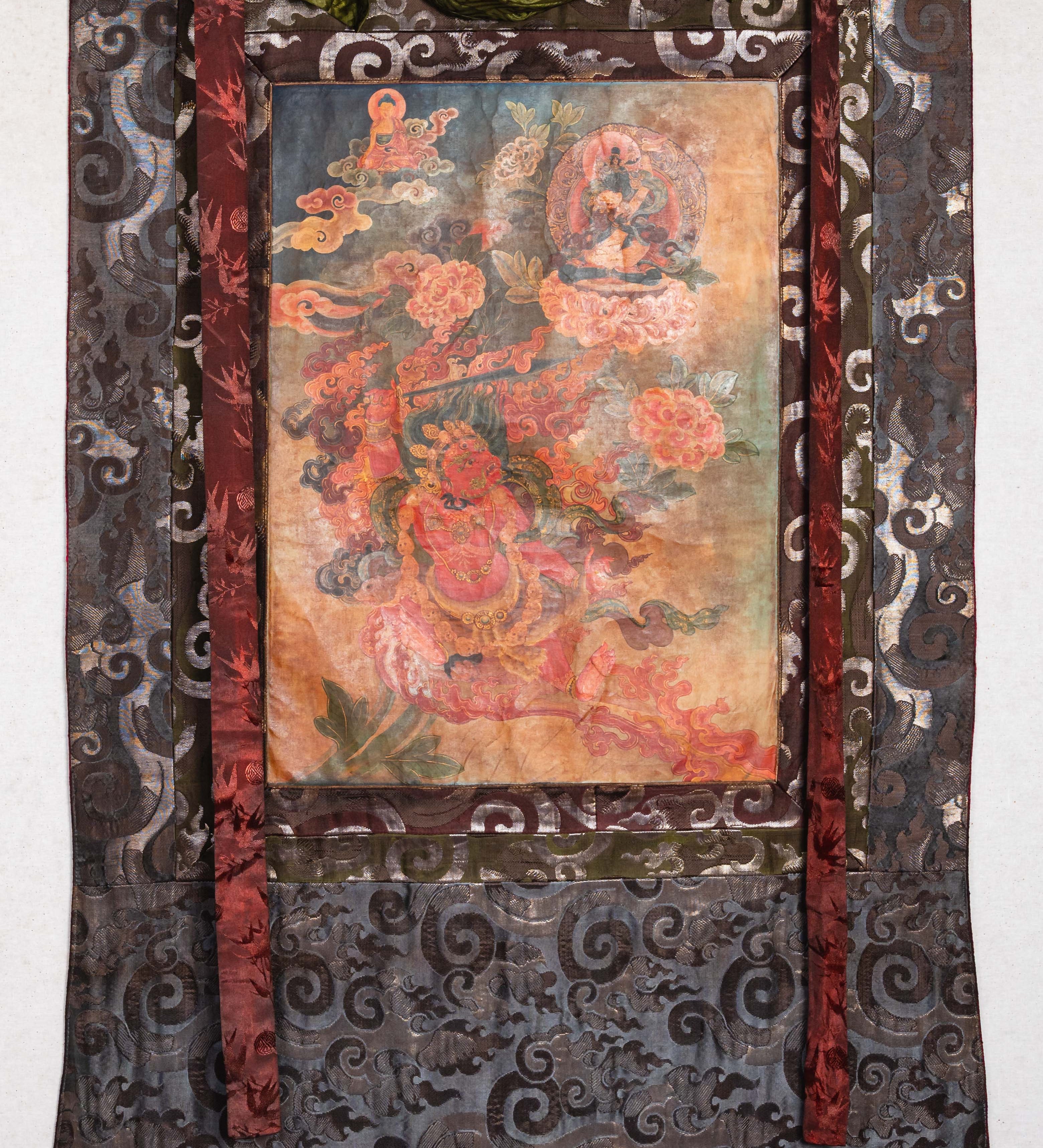 Antique Vajrapani Thangka - Collection piece for antiques collectors