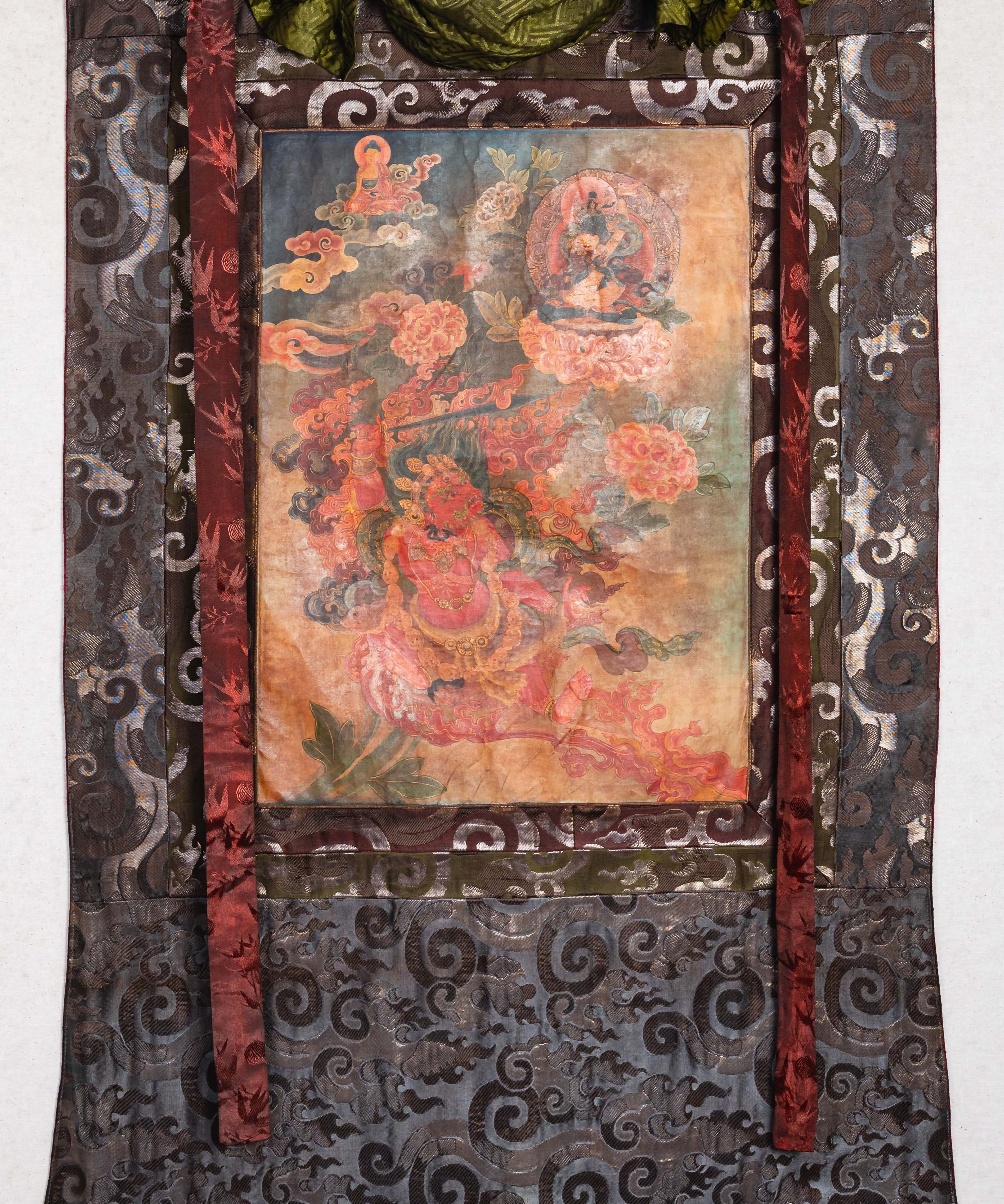 Antique Vajrapani Thangka - Collection piece for antiques collectors
