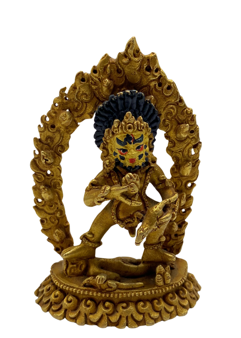 Black Zambala Statue - Handcrafted statue of God of wealth
