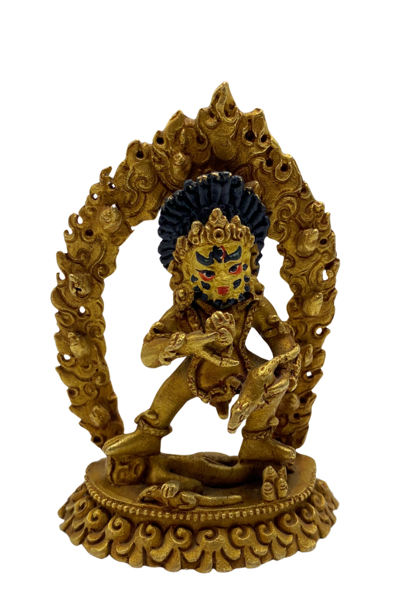 Black Zambala Statue - Handcrafted statue of God of wealth