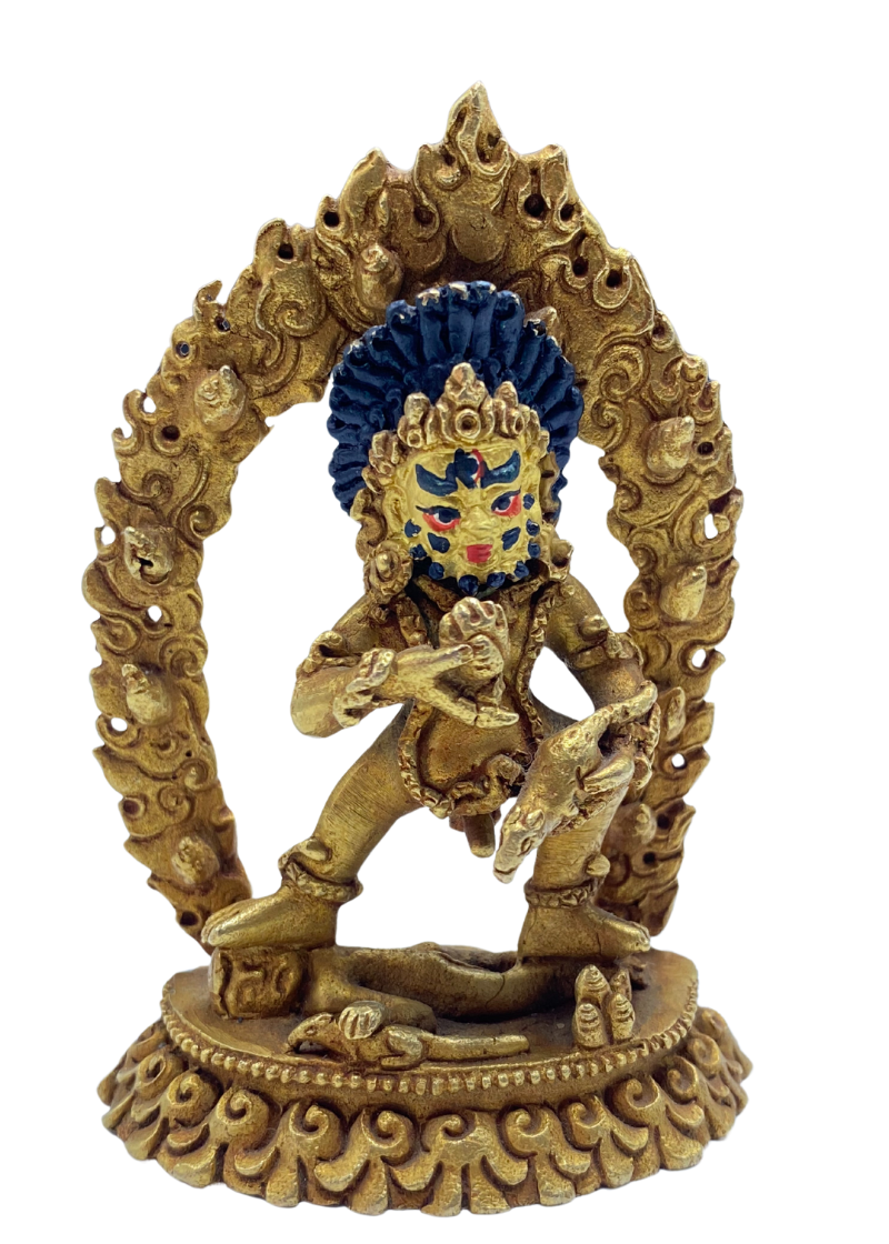 Black Zambala Statue - Handcrafted statue of God of wealth