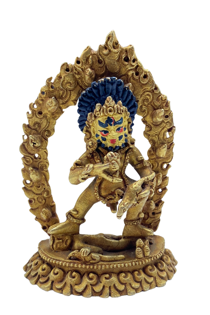 Black Zambala Statue - Handcrafted statue of God of wealth