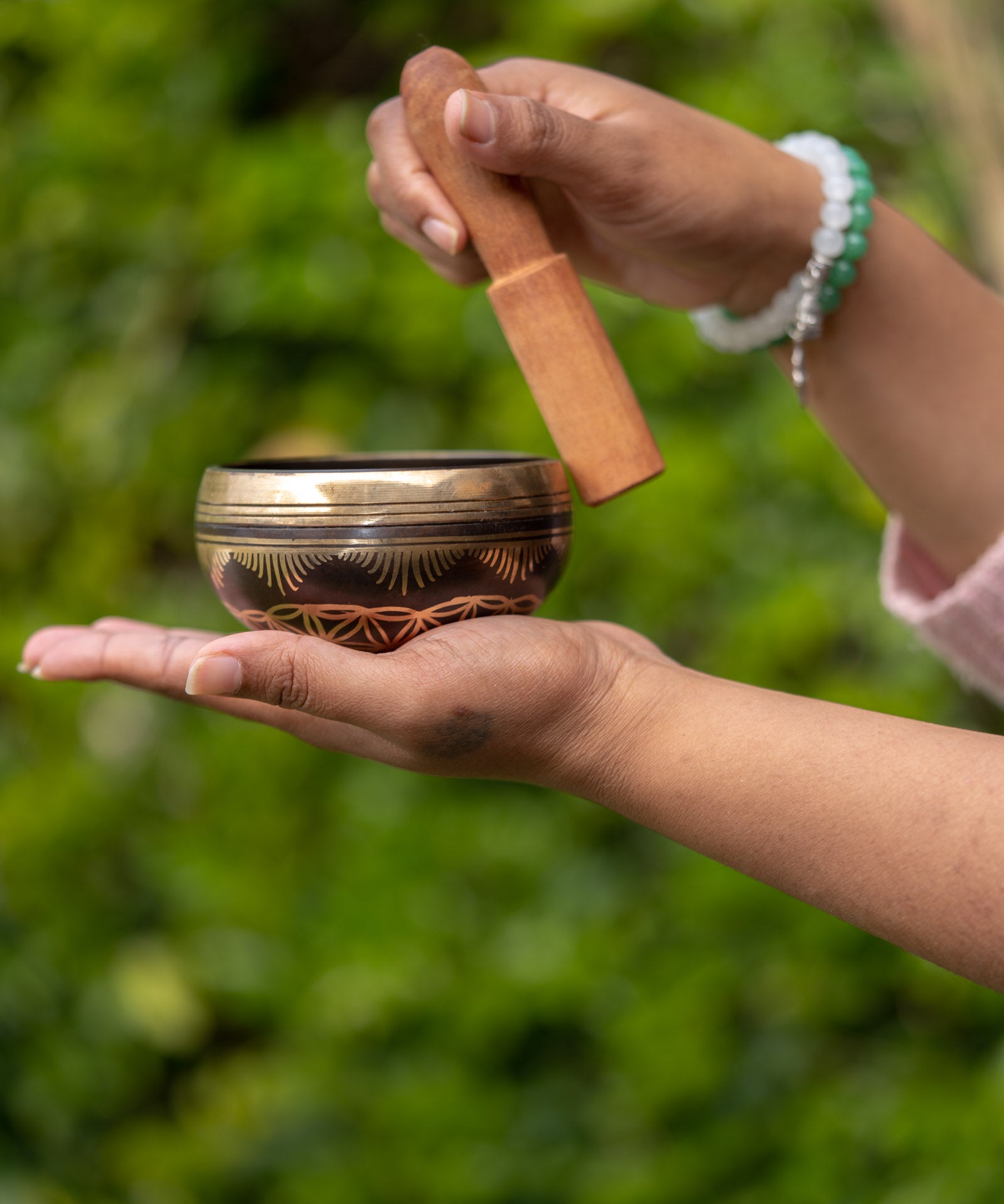 Evil Eye Singing Bowl for meditation.